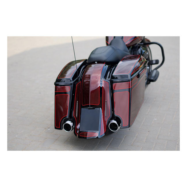 Killer Custom CVO-stil sadeltasker til Harley
