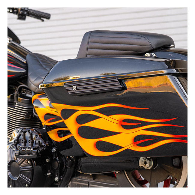 Arlen Ness 10 Gauge sadeltaskelåse til Harley
