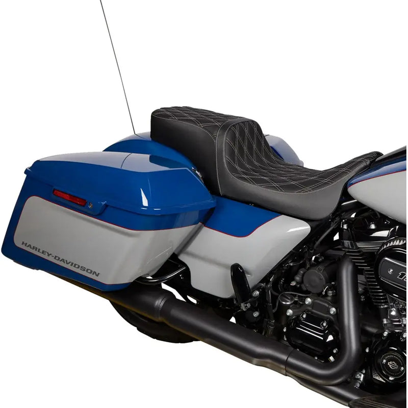 Drag Specialties Performance Predator 2-Up-sæde til Harley