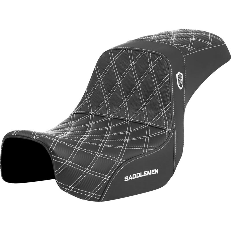 Saddlemen Pro SDC Performance Gripper Lattice Stitch Sæde til Harley
