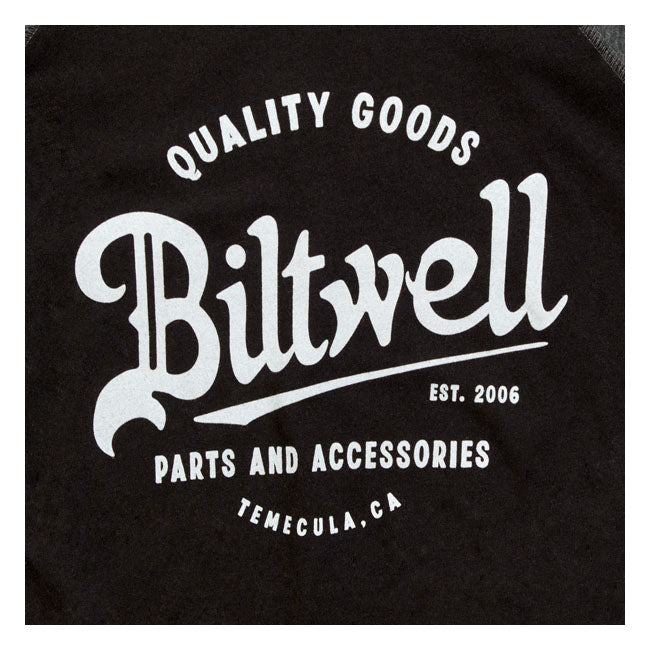 Biltwell Script Baseball Longsleeve Ladies