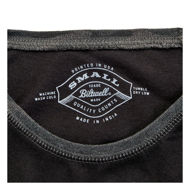 Biltwell Script Baseball Longsleeve Ladies