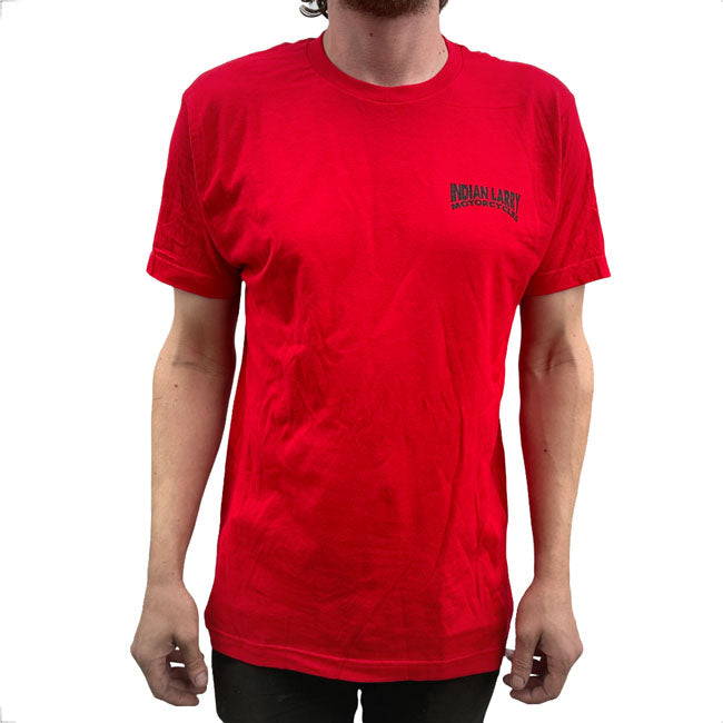 Indian Larry Support Street Racing T-shirt