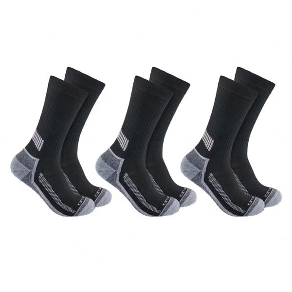 Carhartt Force Midweight Crew Socks 3-pak
