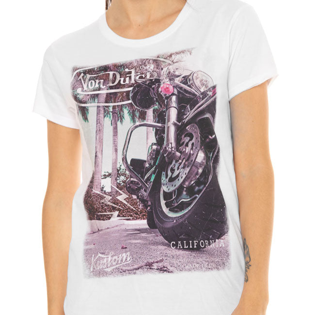 Von Dutch Moto T-shirt til damer