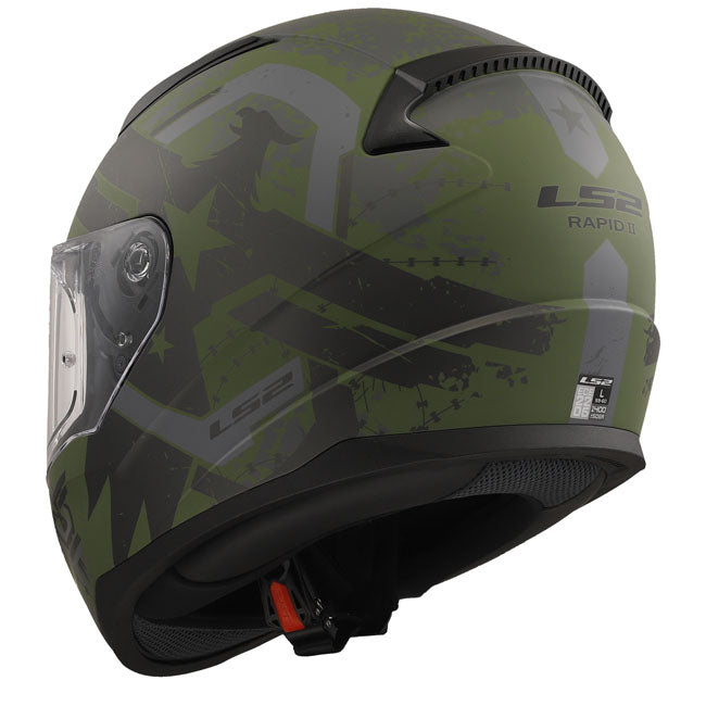 LS2 Rapid II Full Face motorcykelhjelm