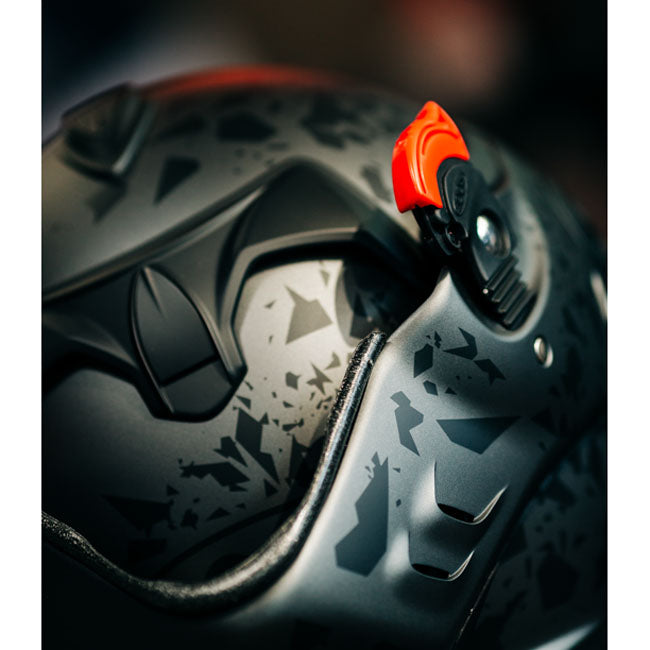 Rood Boxxer Alpha Flip-Up motorcykelhjelm
