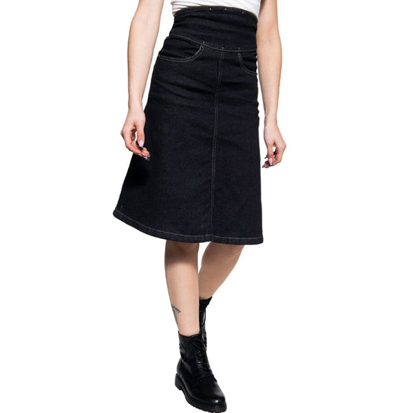 Queen Kerosin Biker Pencil Skirt