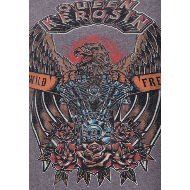 Queen Kerosin Wild & Free T-shirt