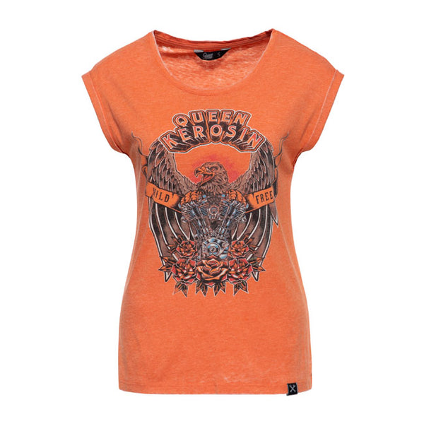 Queen Kerosin Wild & Free T-shirt
