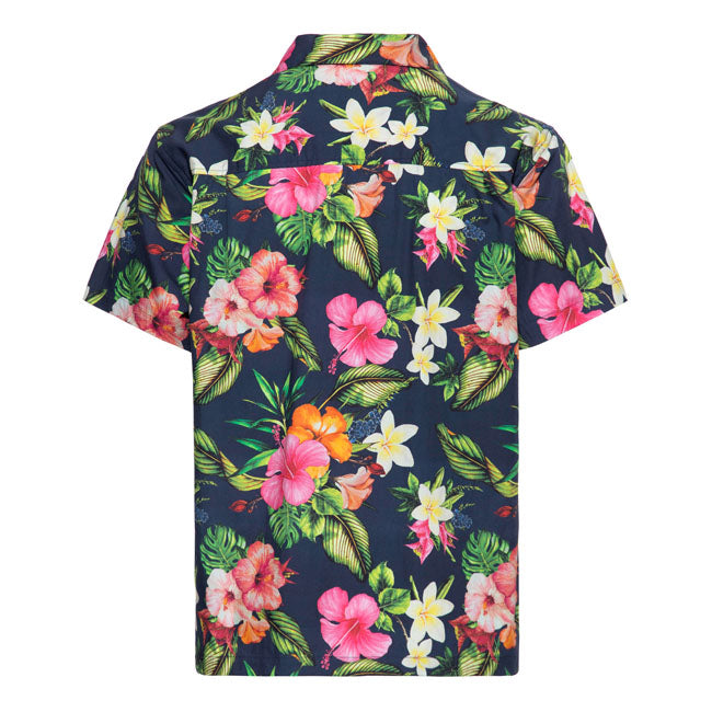 King Kerosin Tropcial Flowers Hawaii-skjorte