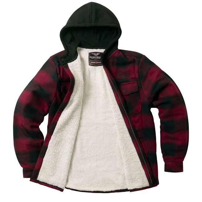 West Coast Choppers Hell Bent flannel-jakke