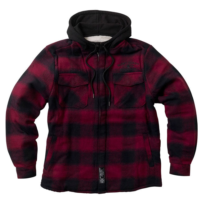 West Coast Choppers Hell Bent flannel-jakke