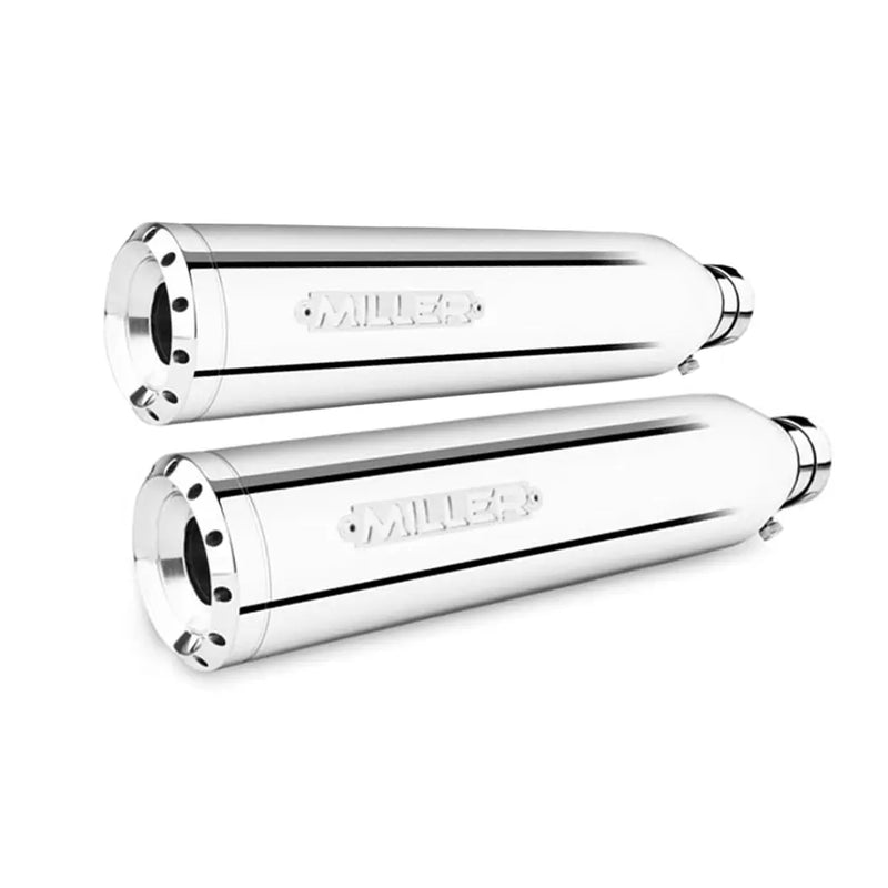 Miller Silverado Euro 2/3/4 Slip-On lyddæmpere til Harley