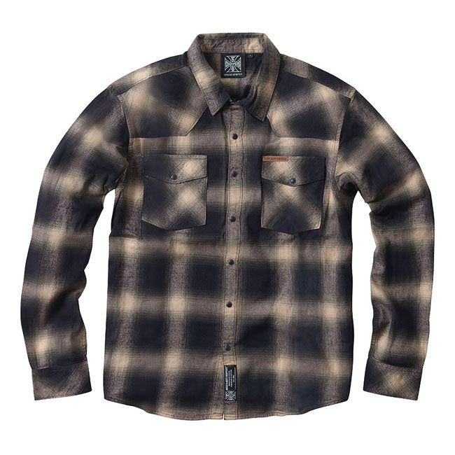 West Coast Choppers Outlaw flannel-skjorte