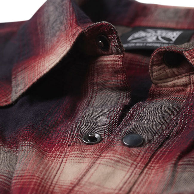 West Coast Choppers Outlaw flannel-skjorte