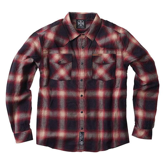 West Coast Choppers Outlaw flannel-skjorte