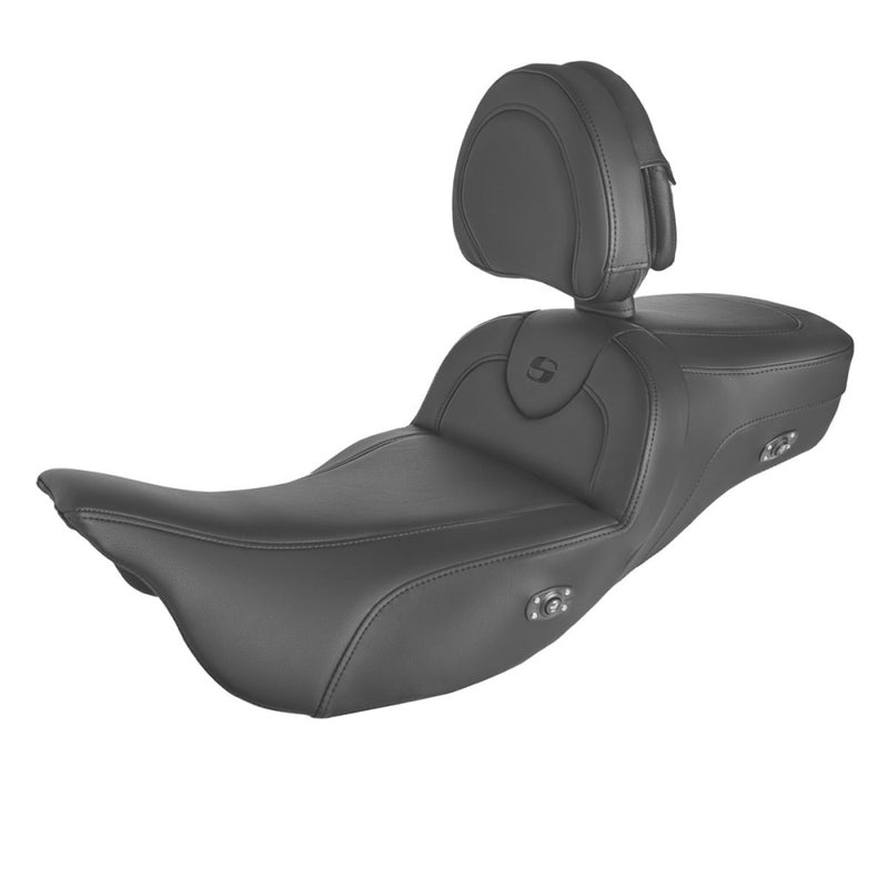 Saddlemen Roadsofa Extended Reach Plain-sæde til Harley