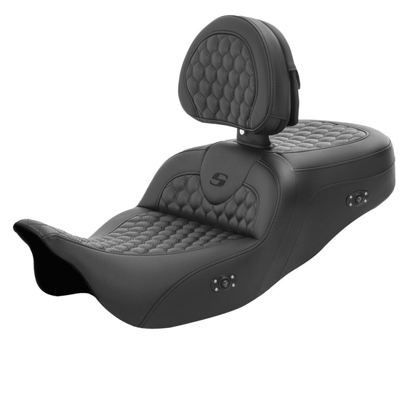 Saddlemen Roadsofa Honeycomb-sæde til Harley