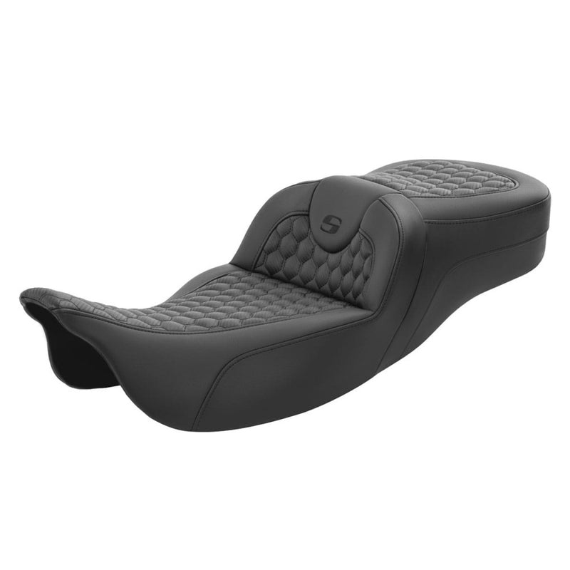 Saddlemen Roadsofa Extended Reach Honeycomb-sæde til Harley