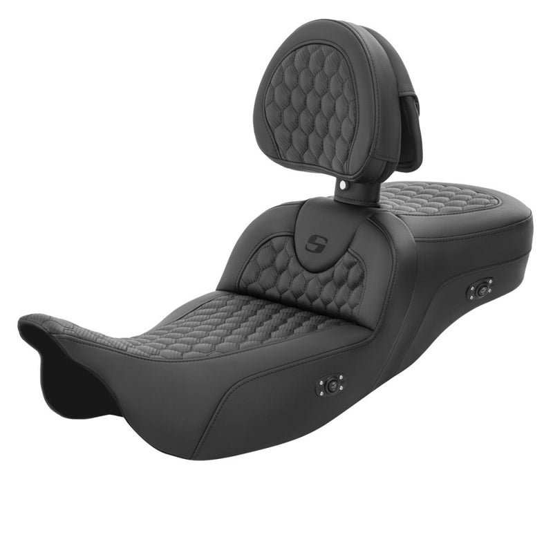 Saddlemen Roadsofa Extended Reach Honeycomb-sæde til Harley