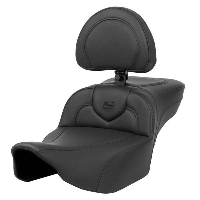 Saddlemen Roadsofa Extended Reach Plain-sæde til Harley