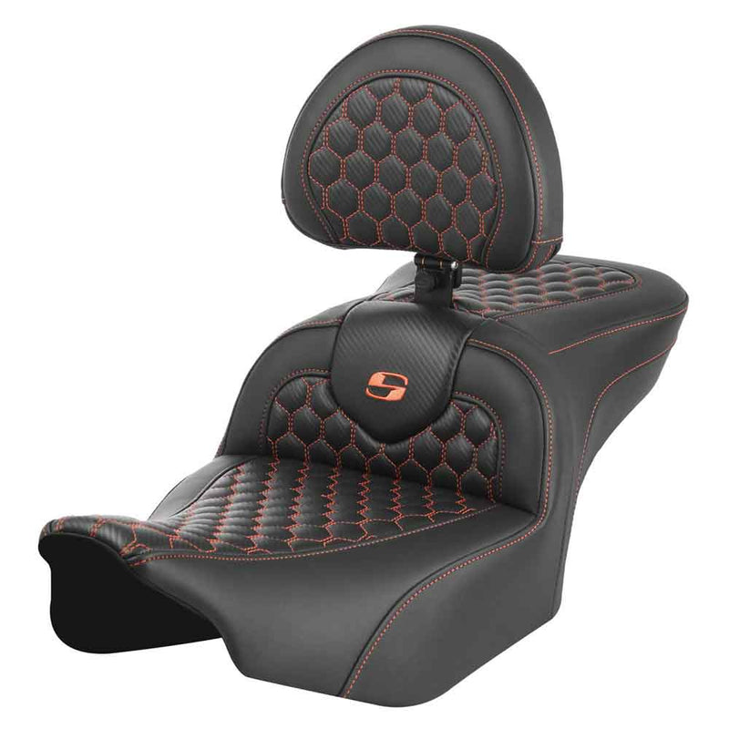 Saddlemen Roadsofa Honeycomb-sæde til Harley