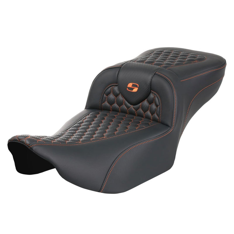 Saddlemen Roadsofa Extended Reach Honeycomb-sæde til Harley