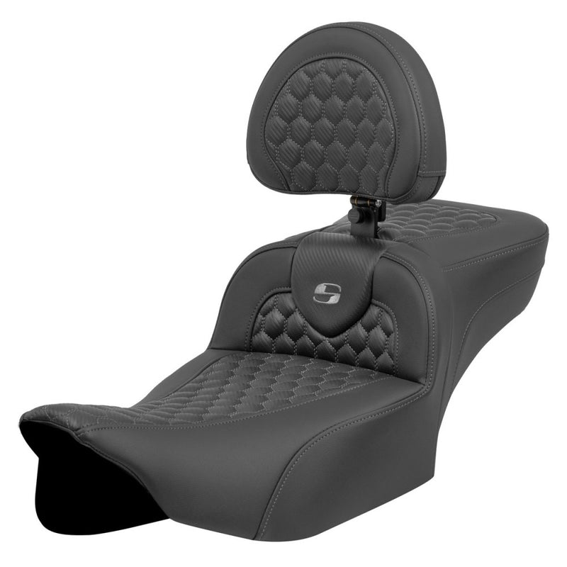 Saddlemen Roadsofa Extended Reach Honeycomb-sæde til Harley