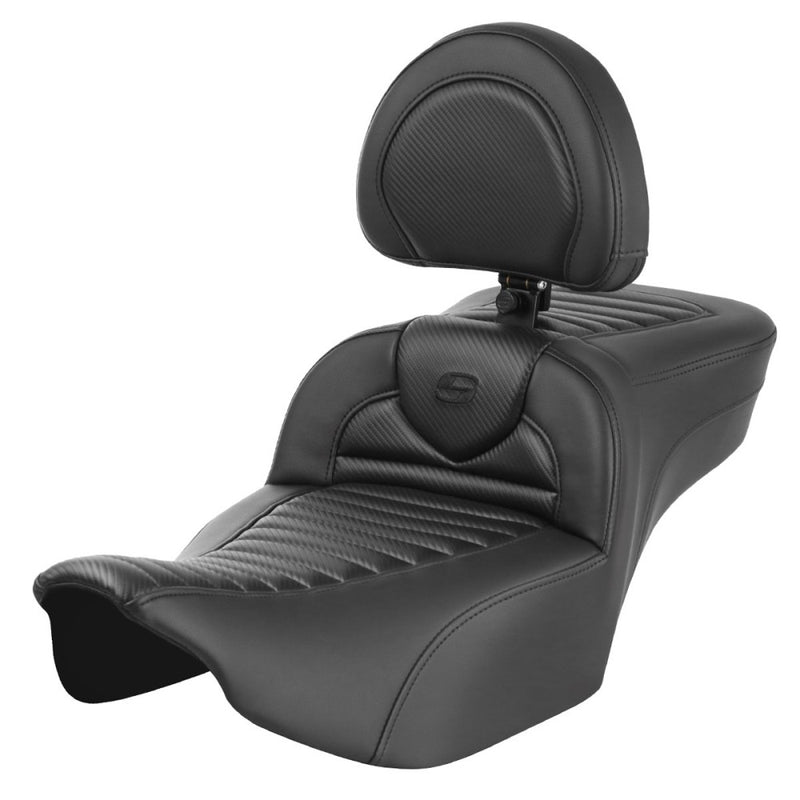 Saddlemen Roadsofa Extended Reach Tuck-n-Roll-sæde til Harley
