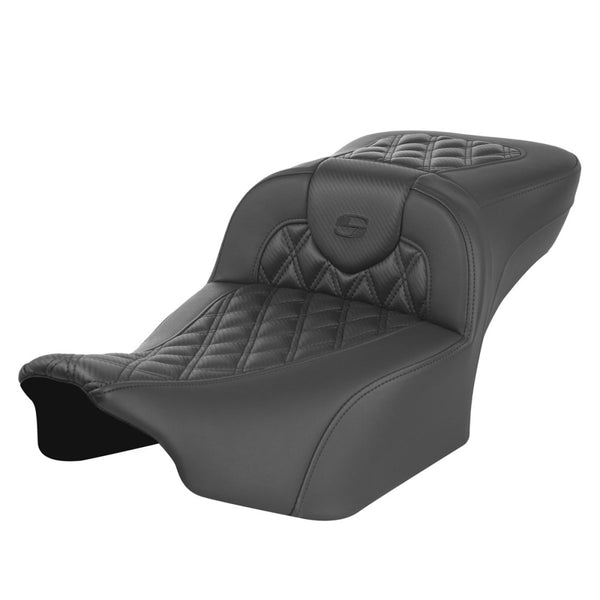 Saddlemen Roadsofa Extended Reach Lattice Stitch Seat til Harley