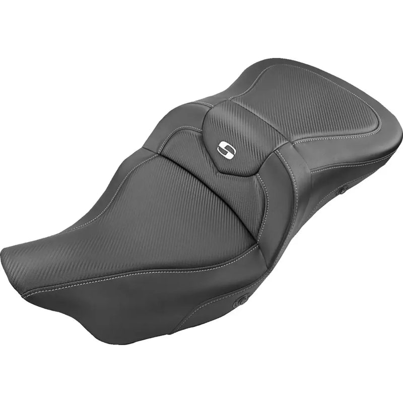 Saddlemen Roadsofa Extended Reach Plain-sæde til Harley