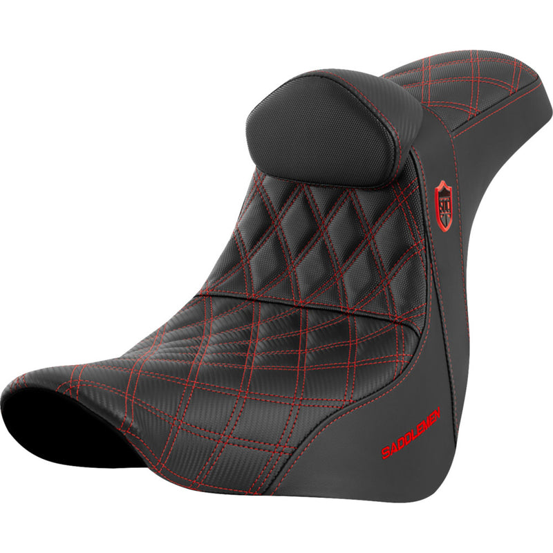 Saddlemen Pro SDC Performance Gripper Lattice Stitch Sæde til Harley