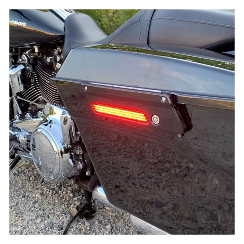 Custom Dynamics LED-lys med dobbelt intensitet til sadeltaskelåse til Harley