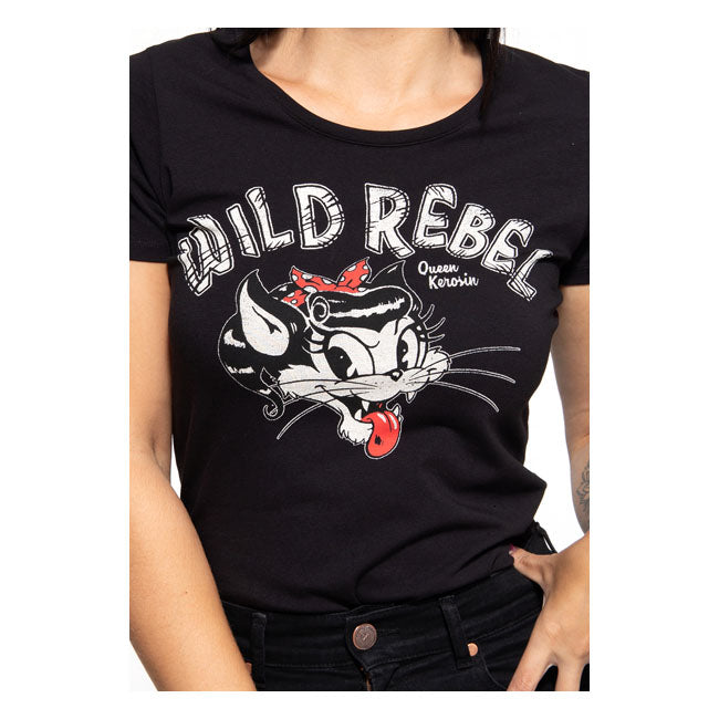 Queen Kerosin Wild Rebel T-shirt