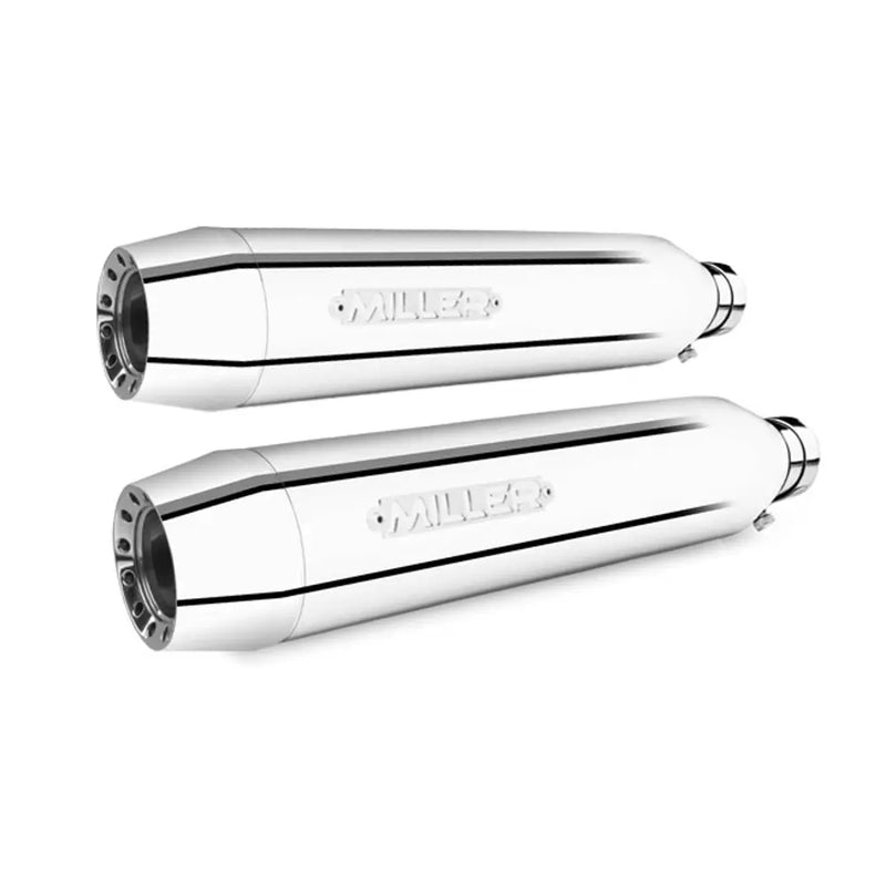 Miller Silverado Euro 2/3/4 Slip-On lyddæmpere til Harley