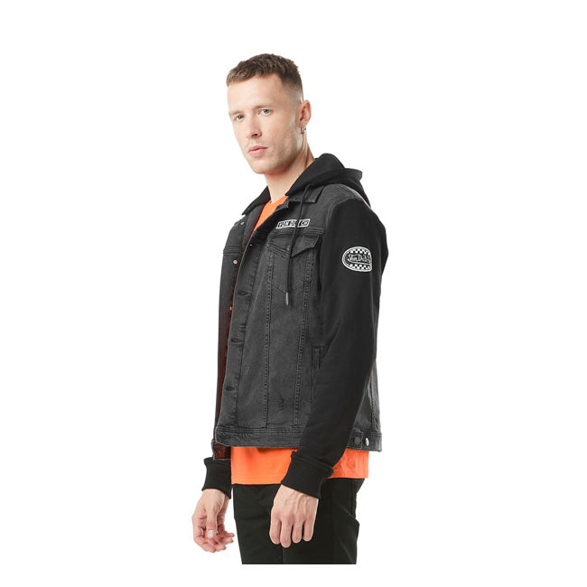 Von Dutch Sort denimjakke