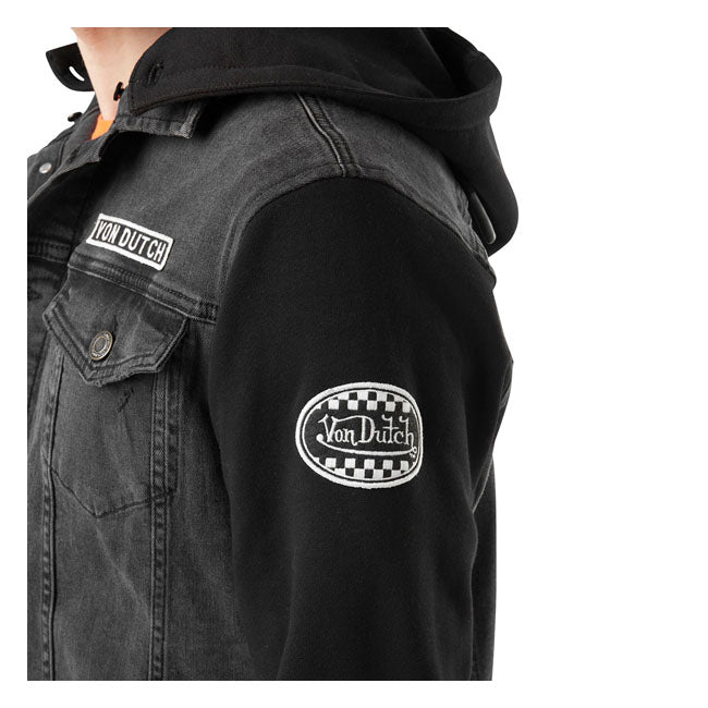 Von Dutch Sort denimjakke