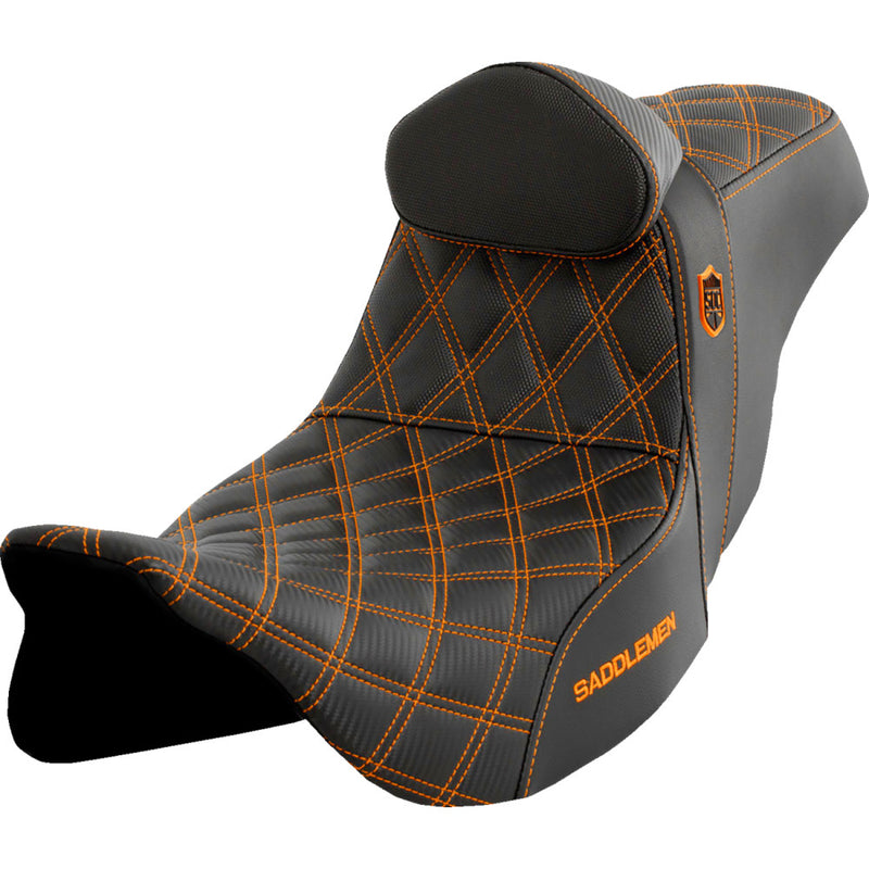 Saddlemen Pro SDC Performance Gripper Lattice Stitch Sæde til Harley