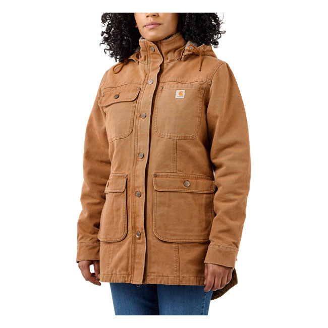 Carhartt Loose Fit Weathered Duck Coat til damer