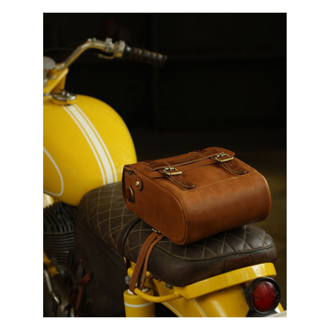 Trip Machine Vintage læder 4,4 l motorcykeltank-/bagagepose