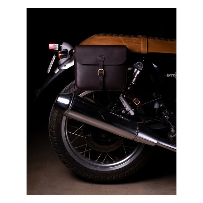 Trip Machine Classic læder motorcykeltaske