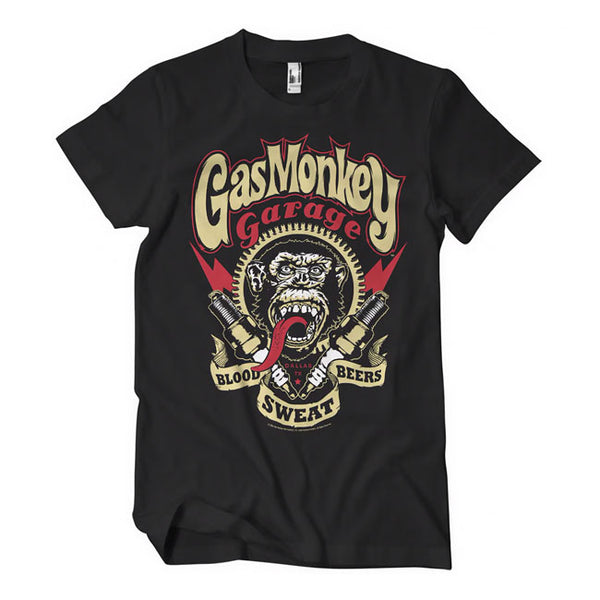 Gas Monkey Garage Tændrørs-T-shirt