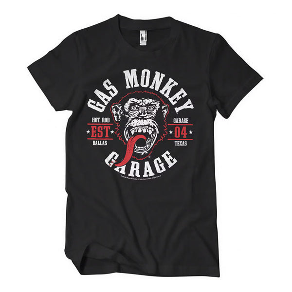 Gas Monkey Garage T-shirt med rundt segl
