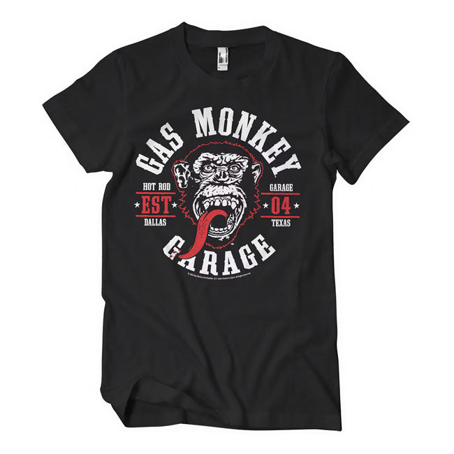 Gas Monkey Garage T-shirt med rundt segl