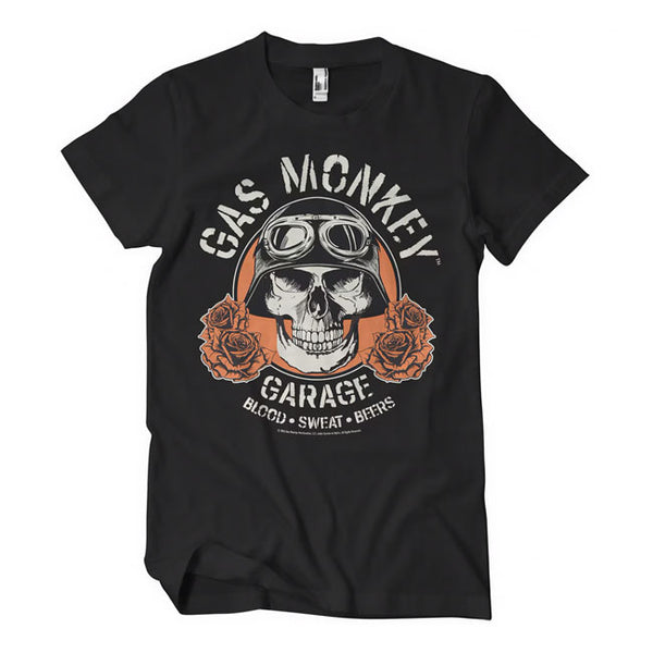 Gas Monkey Garage T-shirt med dødningehoved