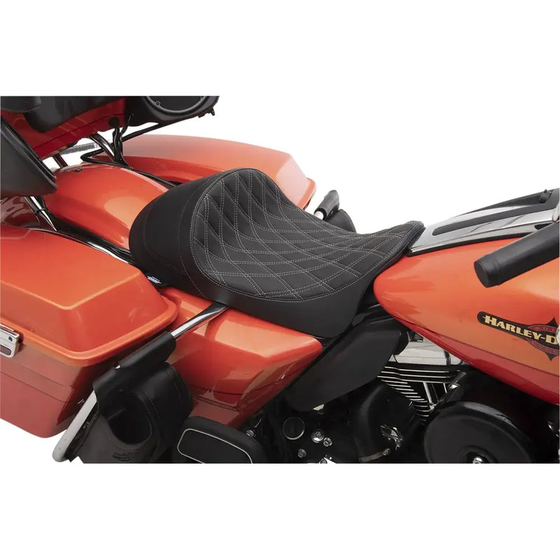 Drag Specialties EZ-ON lavprofil solo-sæde til Harley