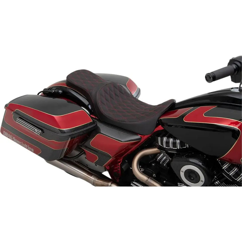 Drag Specialties Predator 2-personers sæde til Harley 