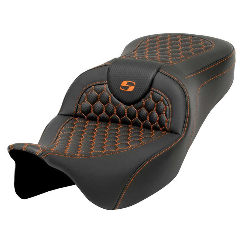 Saddlemen Roadsofa Honeycomb-sæde til Harley