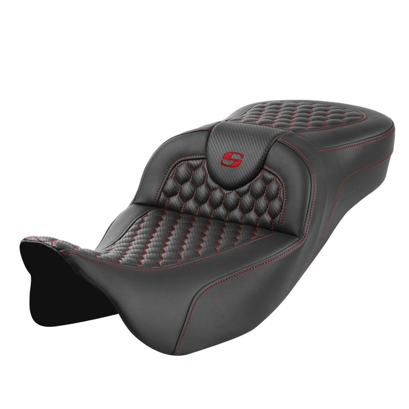 Saddlemen Roadsofa Extended Reach Honeycomb-sæde til Harley